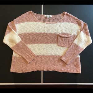 Striped Cropped Sweater